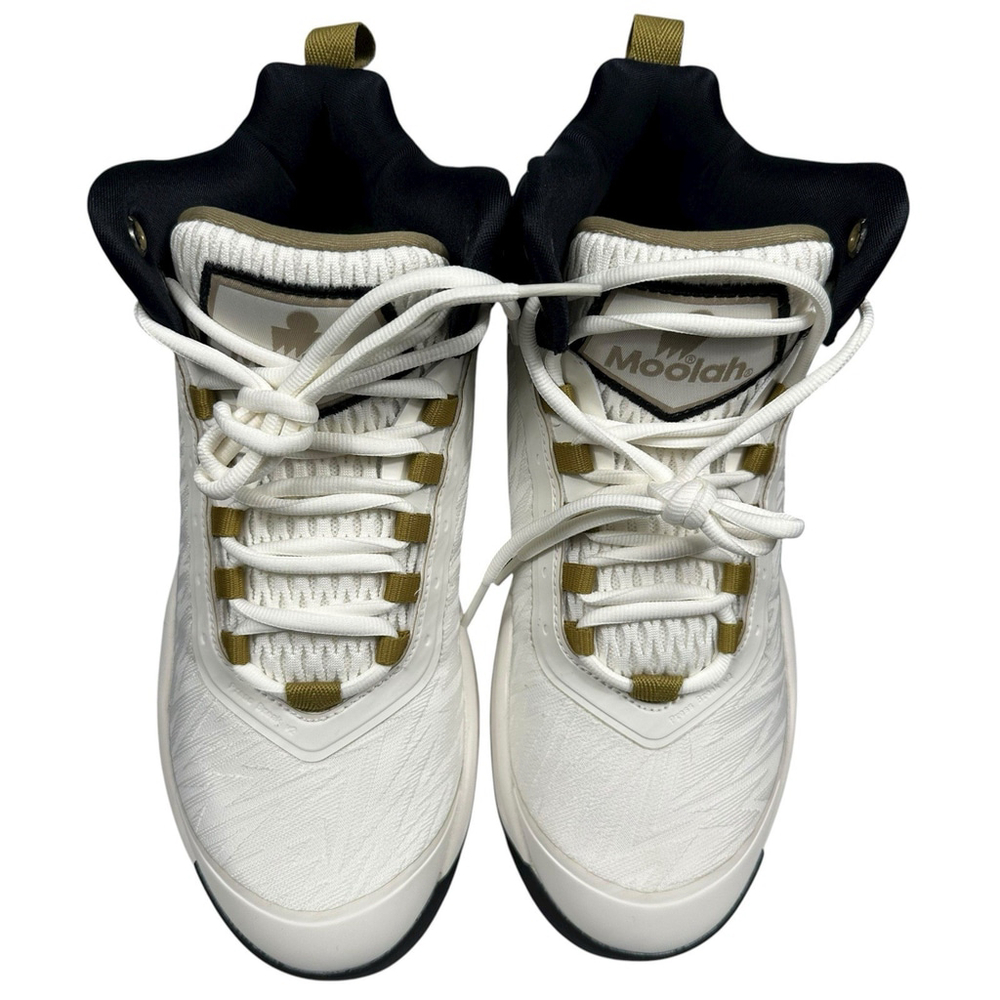 Moolah Press Break V2 Basketball Sneakers Youth Shoes 6.5 White/black/gold - Picture 5 of 7